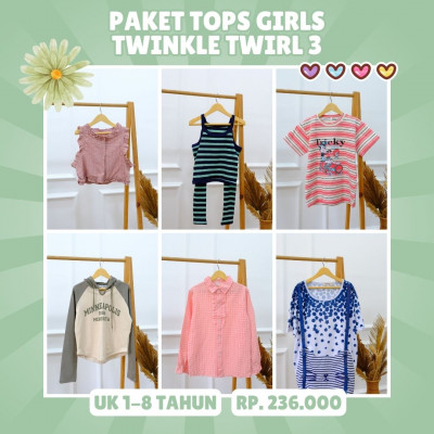 PAKET TOPS GIRLS TWINKLE TWIRL 3